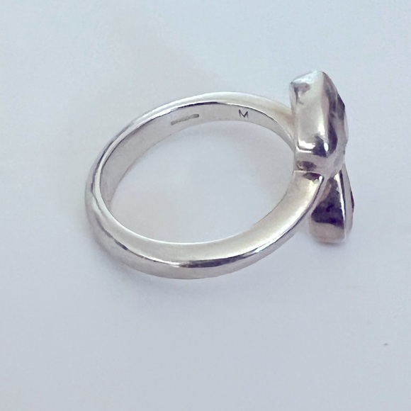 Links of London Dual Teardrop Silver Ring - Picture 3 of 4